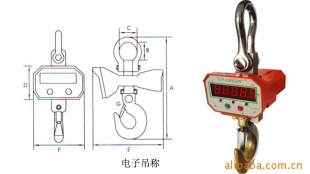 ocs型号3吨电子吊秤