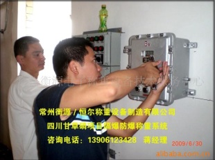 草甘磷防爆称重系统