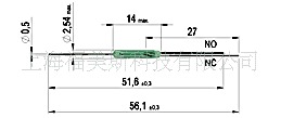OKI干簧管ORT551-1