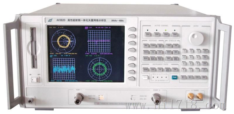 AV3620高性能射频一体化矢量网络分析仪