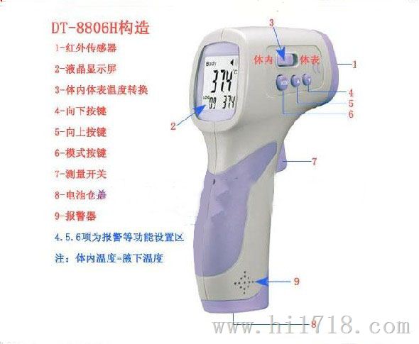 DT-8806H红外测温枪