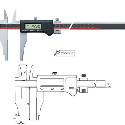 双内爪数显卡尺111-604.0-500mm 