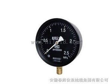 生产YC-100T船用压力表