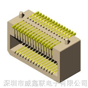 侧插板对板连接器