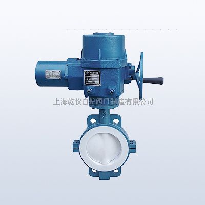 D341F46法兰衬氟蝶阀