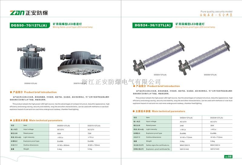 DGS70隔爆荧光灯