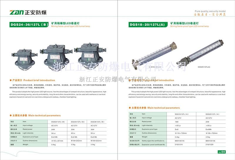 DGS70隔爆荧光灯