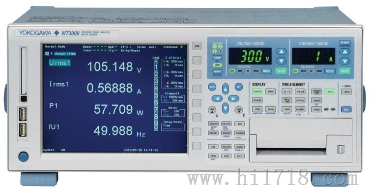WT3000高精度功率分析仪