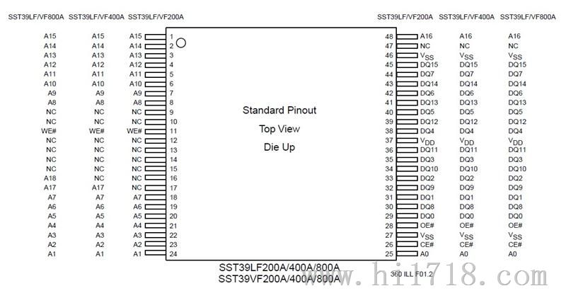 SST39VF800A-70-4C-B3KE