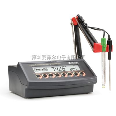 哈纳HANNA HI2223微电脑酸度pH测定仪