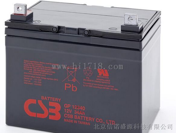 CSB蓄电池GP12340蓄电池12V34Ah