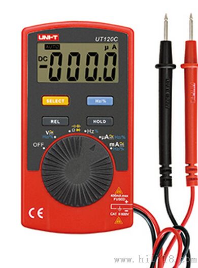 口袋型数字万用表 UT120C